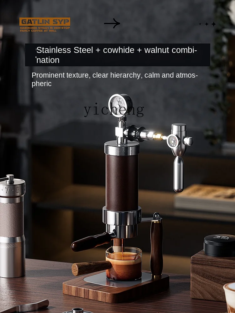 Coffee & Tea Difabis - Mesin Kopi Pneumatik, Ukuran Kecil, Manual,