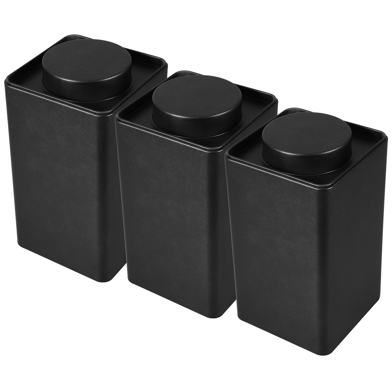 Canister Coffee Sugar Tea - 3 Buah Set Wadah Teh Logam