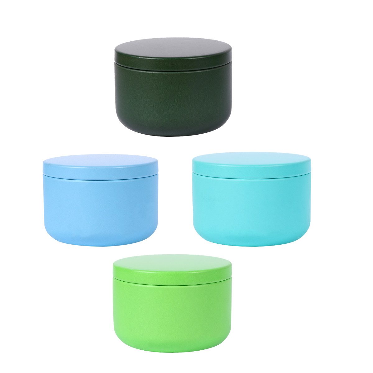 Canister Coffee Sugar Tea - 4Pcs Kotak Penyimpanan Kaleng Kokoh Anti