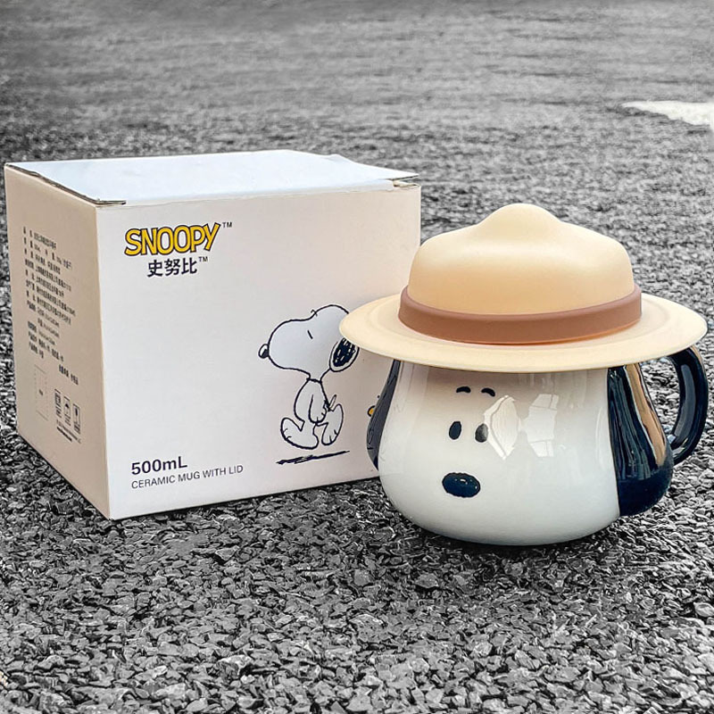 Coffee Tea Friends - Mug Keramik Snoopy Cangkir Kopi Anime