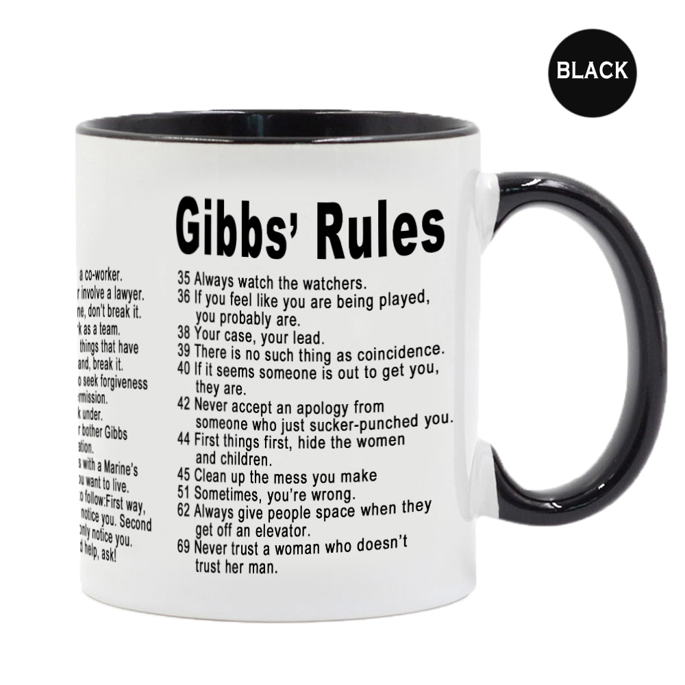 Gibbs Aturan Mug 11Oz Sederhan - Coffee Tea Friends ulasan dan harga