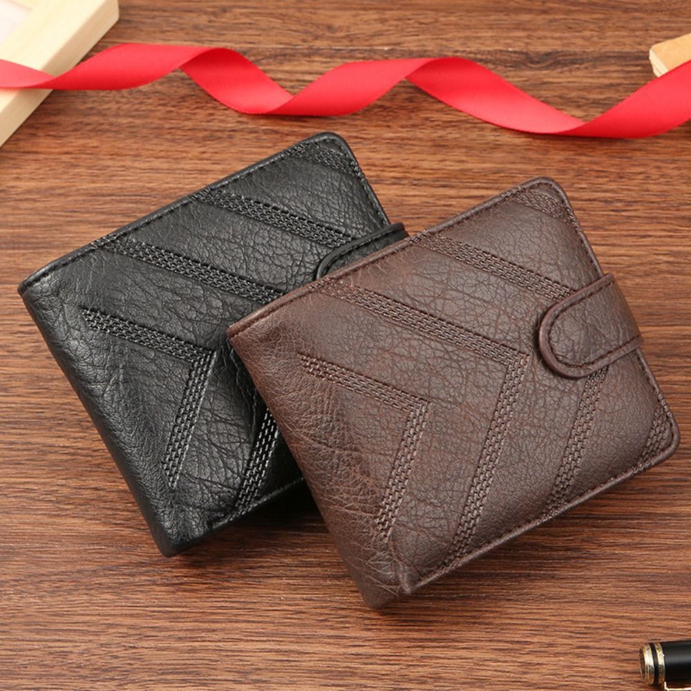 Dompet Pria Retro Kulit PU Min - Coffee Tea Weight Loss ulasan dan harga