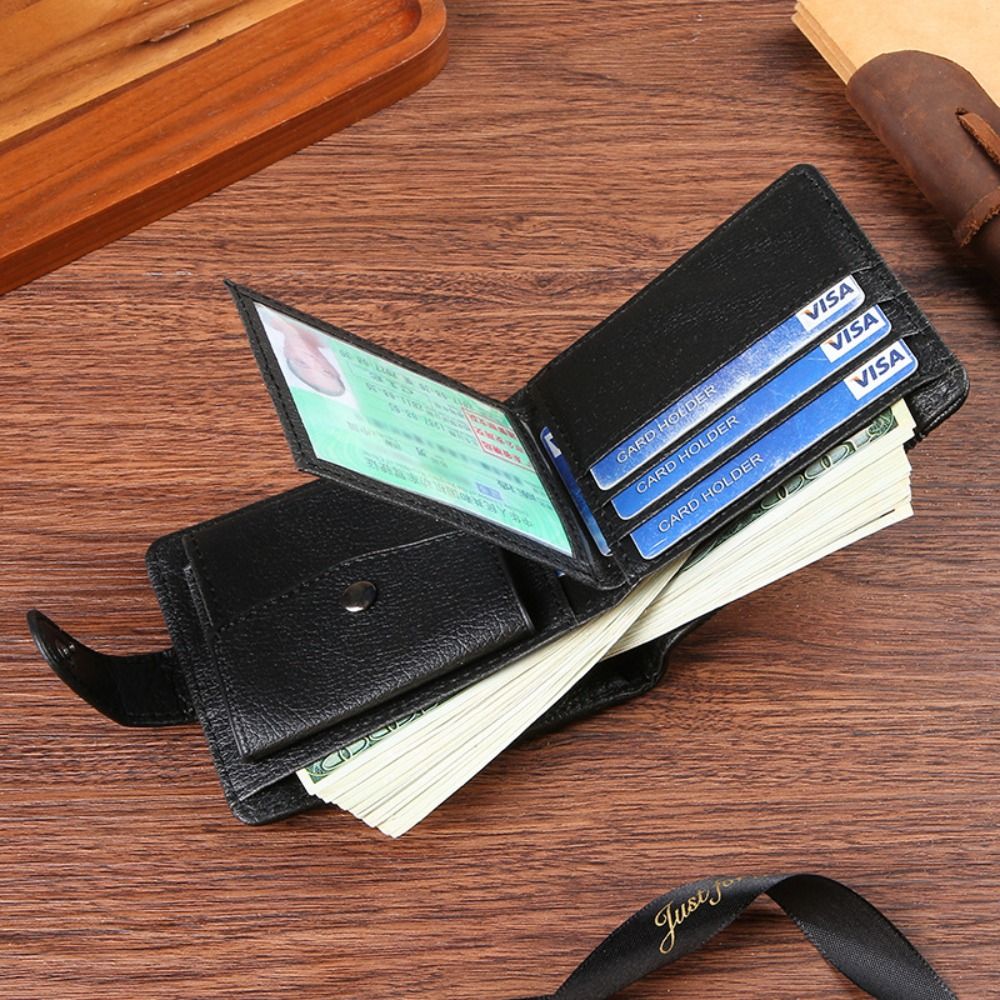Dompet Pria Retro Kulit PU Min - Coffee Tea Weight Loss ulasan dan harga