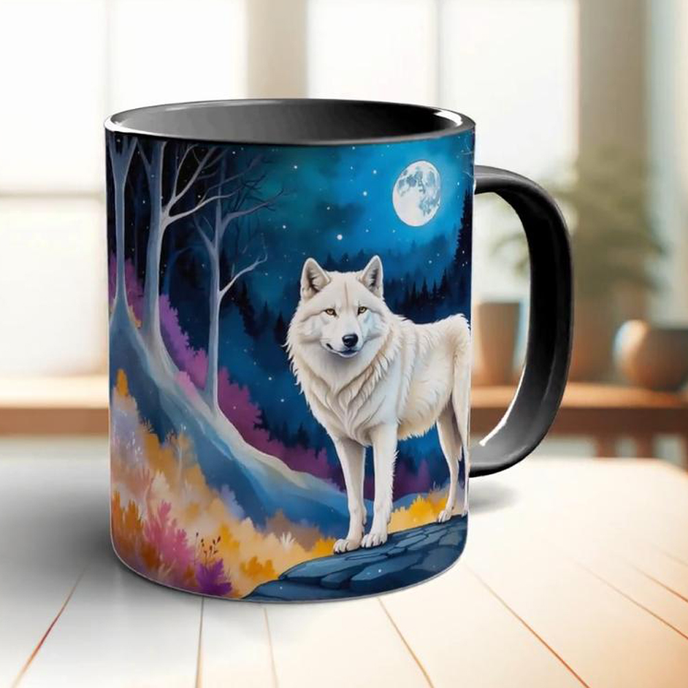 Mug Kopi Bulan dan Serigala Pu - Coffee Tea Friends ulasan dan harga