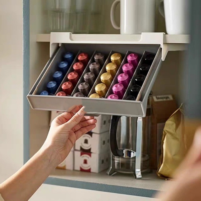 Tempat Kapsul Kopi Rak Penyimp - Coffee Tea Holders ulasan dan harga