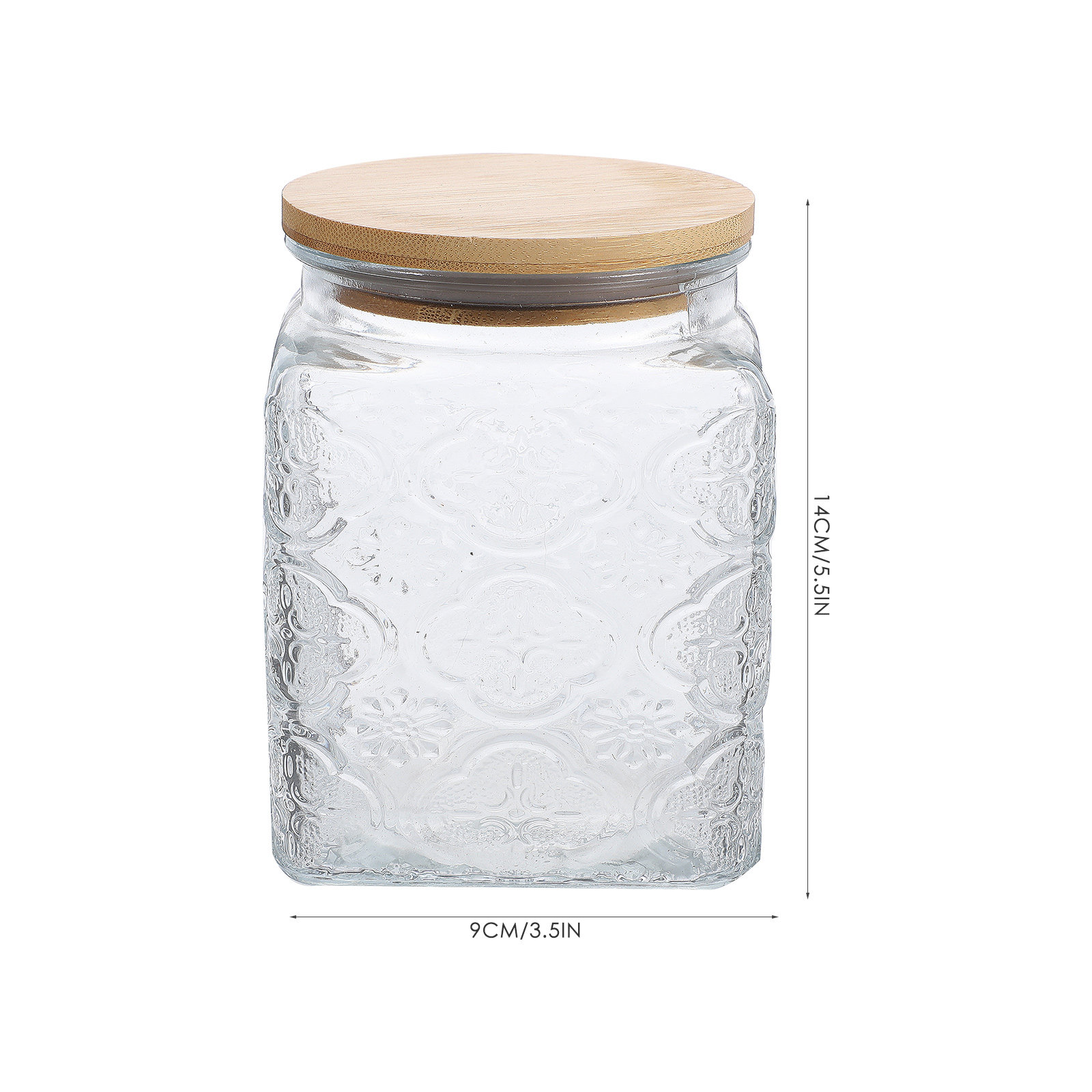 Toples Kaca dengan Desain Bung - Canister Coffee Sugar Tea ulasan dan harga