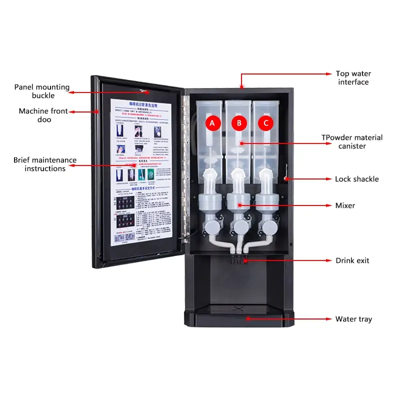 Mesin Penjual Kopi Otomatis E3 - Coffee Tea Vending Machine For Office ulasan dan harga