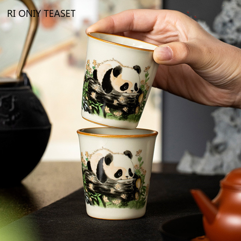 1 Buah Cangkir Teh Keramik Ru  - Coffee Tea Set Up ulasan dan harga