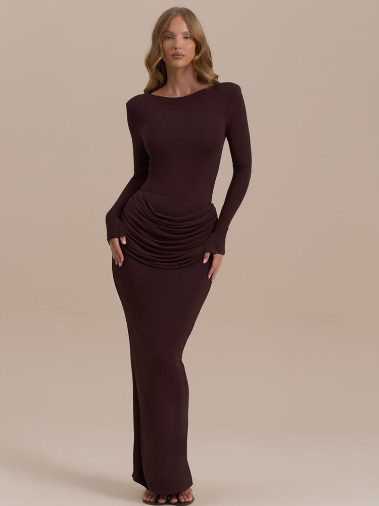 Gaun Maxi Wanita JULISSA MO El - Coffee Tea Weight Loss ulasan dan harga