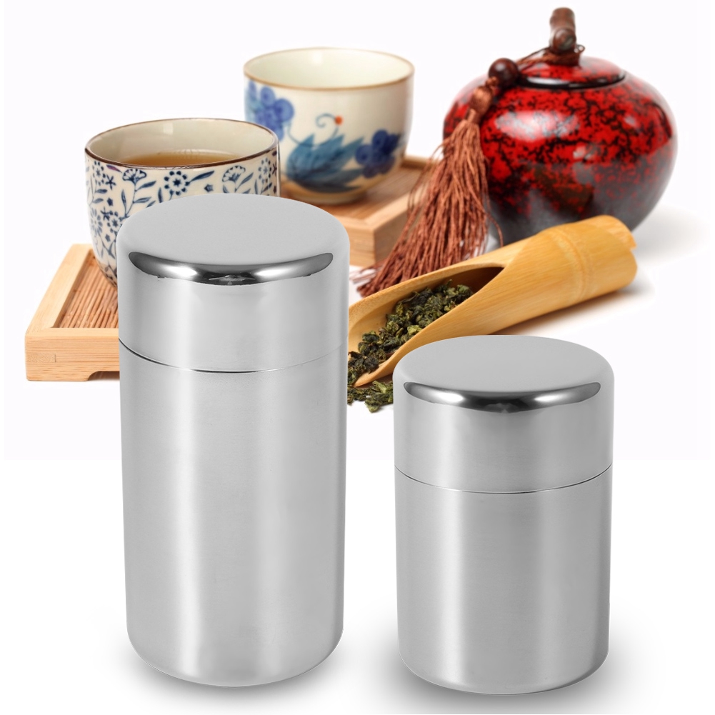 Kaleng Teh Stainless Steel, Wa - Canister Coffee Sugar Tea ulasan dan harga