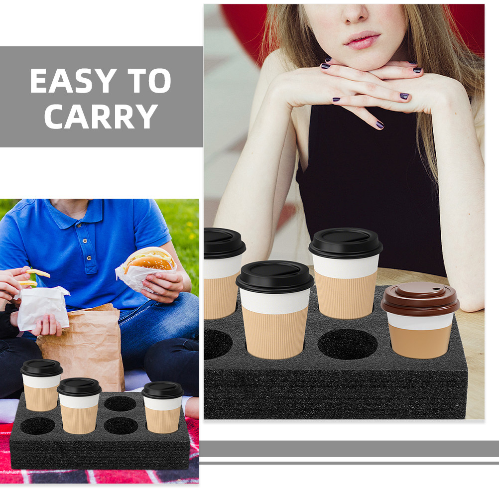2 Buah Nampan Tempat Gelas Ber - Coffee Tea Holders ulasan dan harga