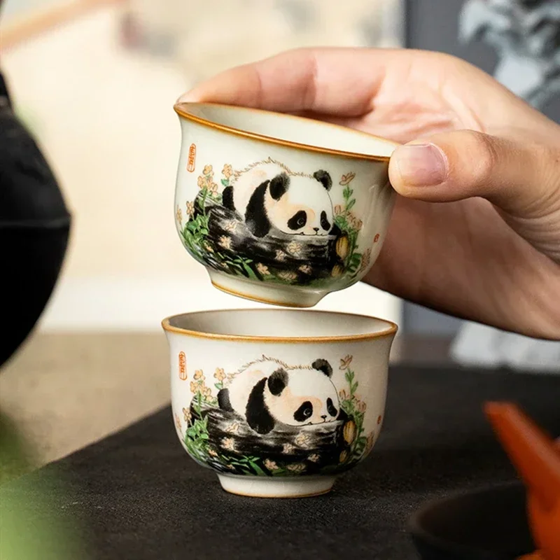 1 Buah Cangkir Teh Keramik Ru  - Coffee Tea Set Up ulasan dan harga