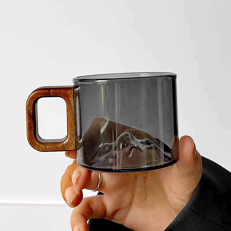 Cangkir kopi kaca gagang kayu  - Xbloom Coffee Tea ulasan dan harga