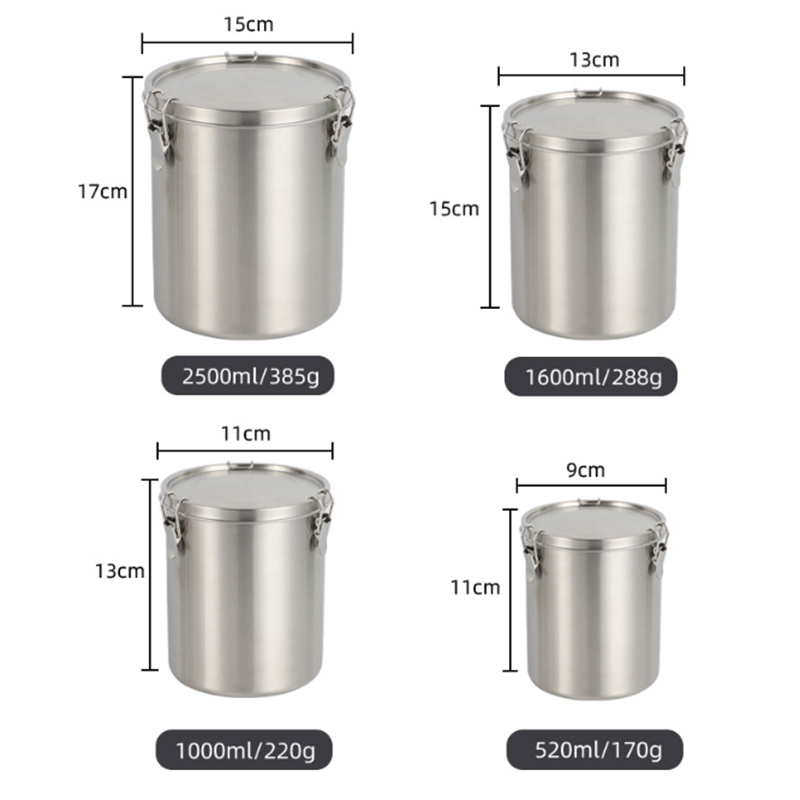 Kaleng Kopi Stainless Steel Ke - Canister Coffee Sugar Tea ulasan dan harga