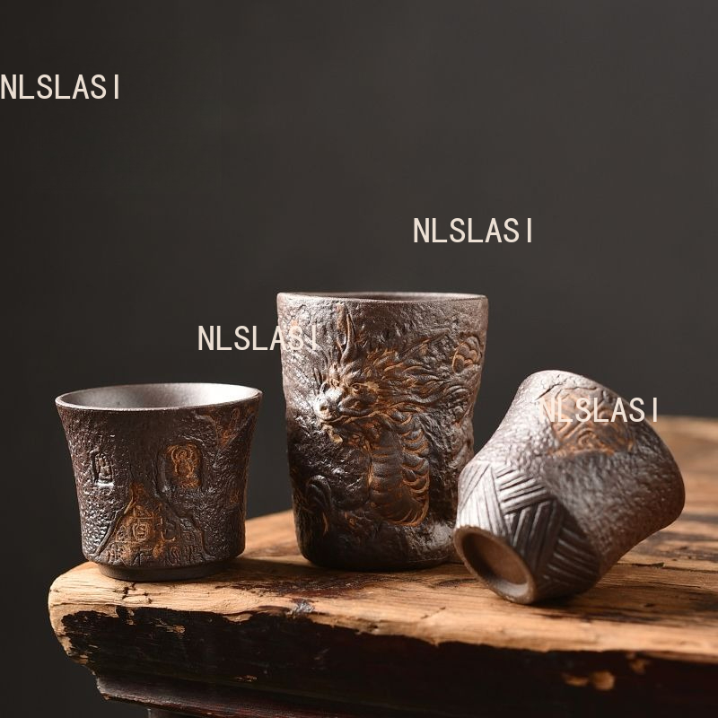 1pcs Cangkir Teh Keramik Kasar - Coffee Tea Set Up ulasan dan harga