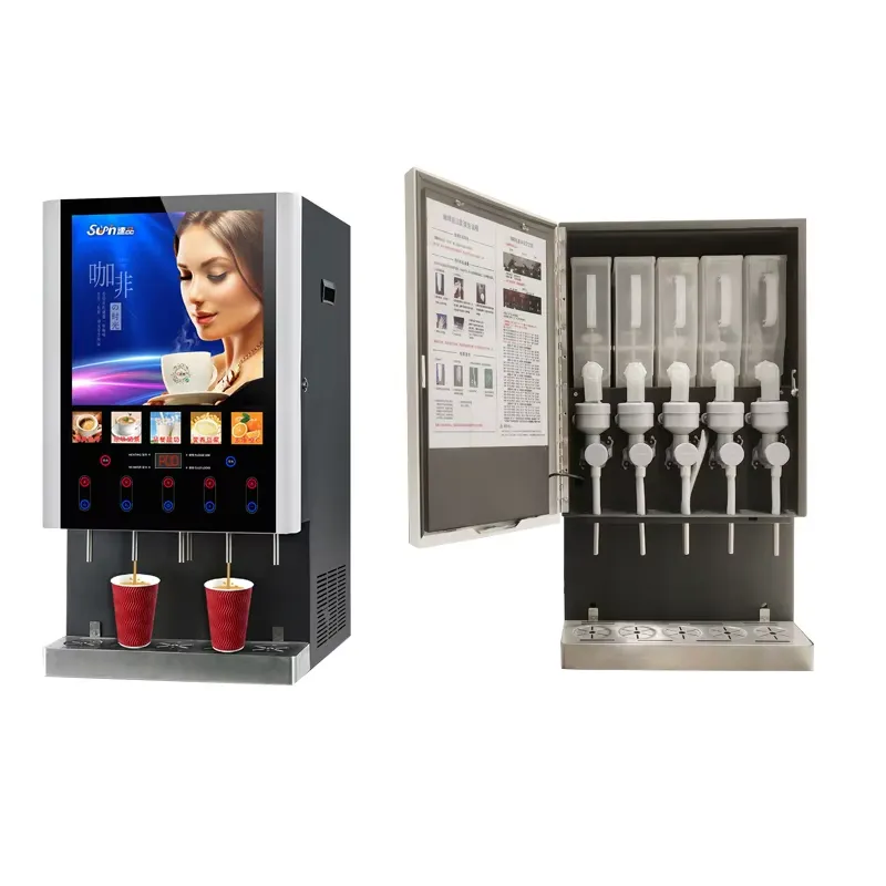 Mesin Penjual Kopi Otomatis 50 - Coffee Tea Vending Machine For Office ulasan dan harga