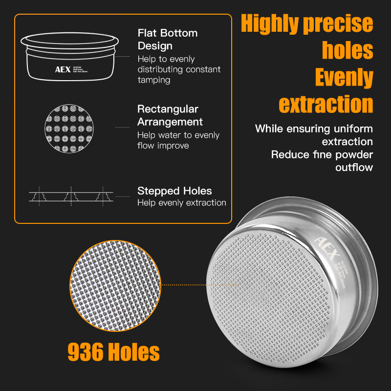 Keranjang Filter Kopi 58MM AEX - Coffee And Tea Filter ulasan dan harga