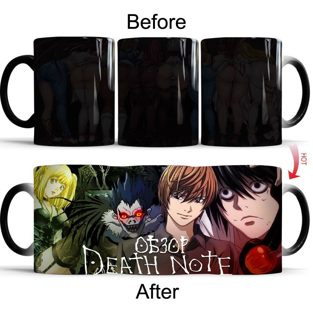 Death Note cangkir berubah war - Coffee Tea Friends ulasan dan harga