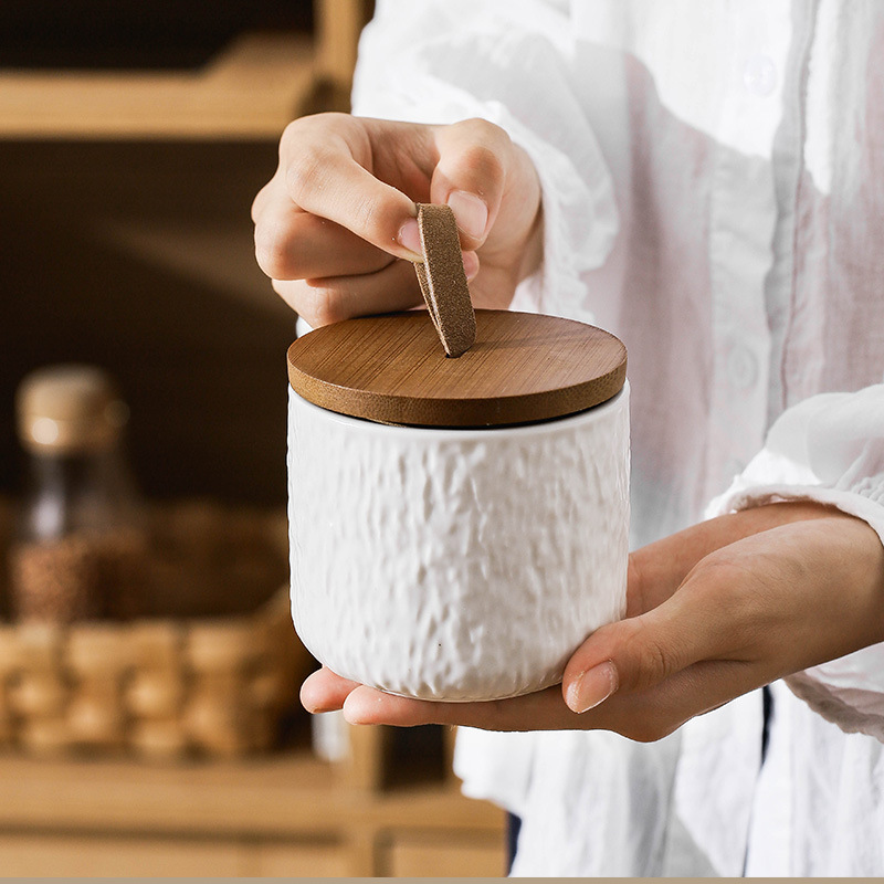 Tabung Penyimpanan Teh Keramik - Canister Coffee Sugar Tea ulasan dan harga