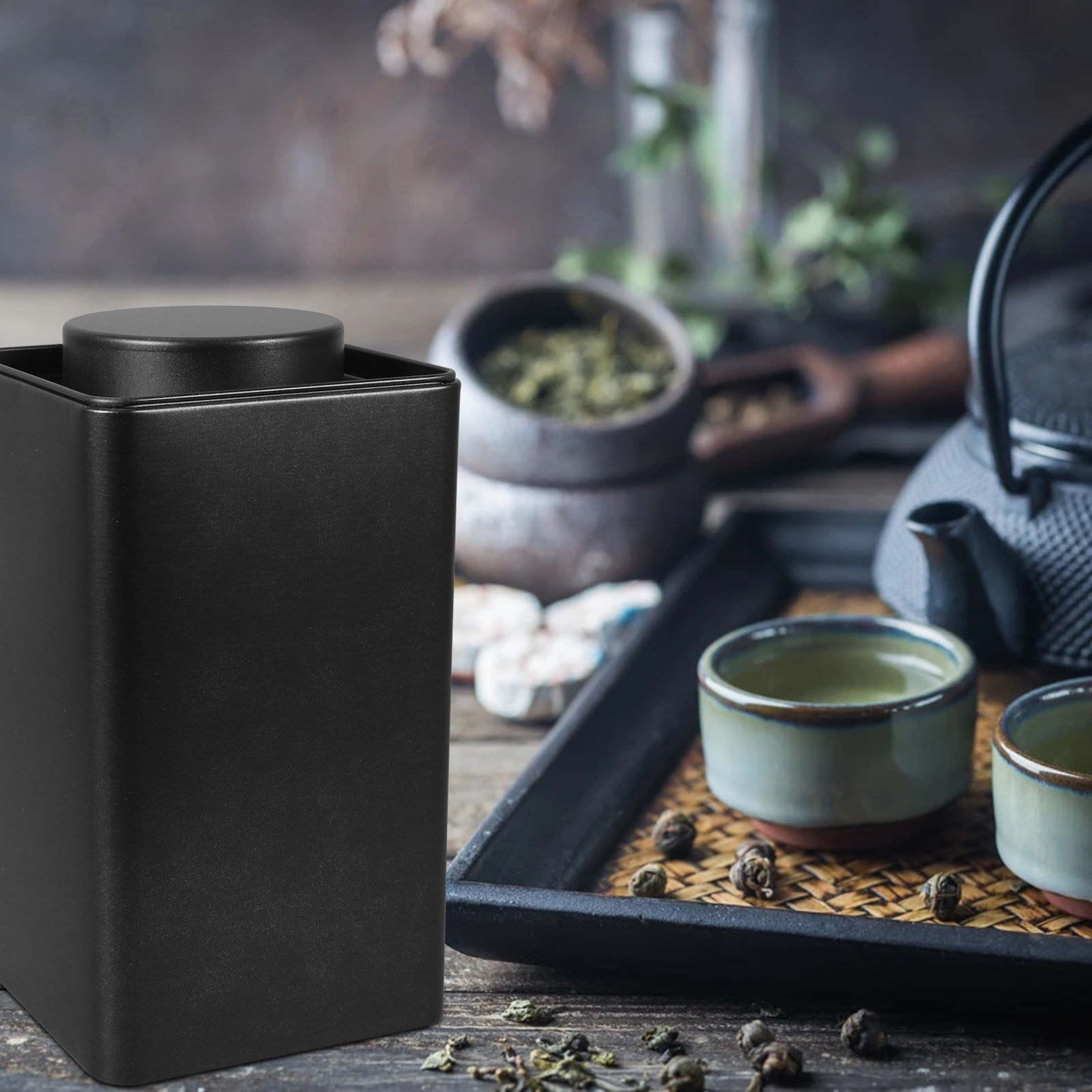 3 Buah Set Wadah Teh Logam Ber - Canister Coffee Sugar Tea ulasan dan harga
