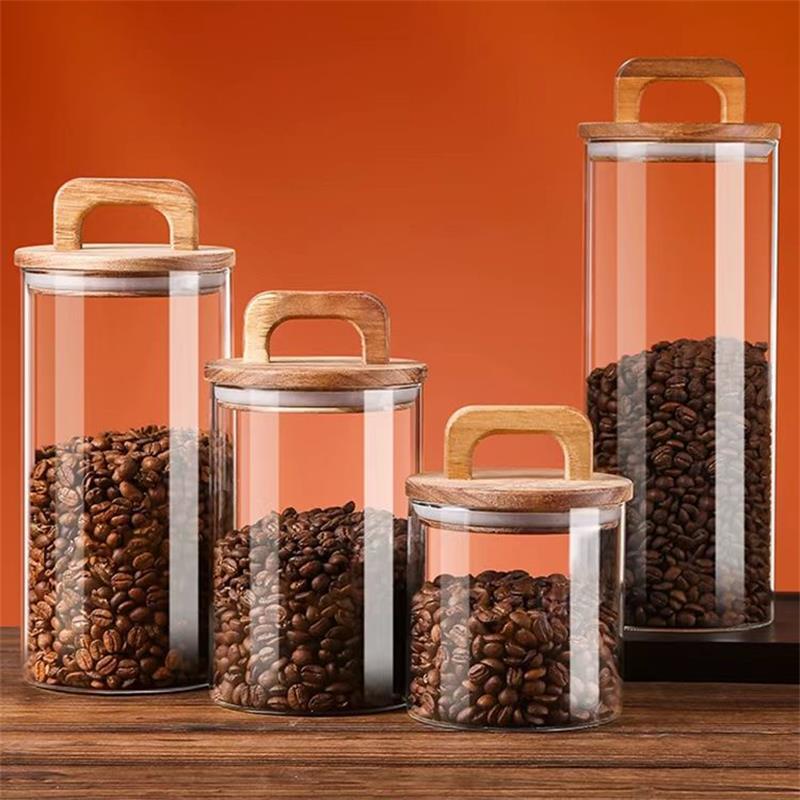 Stoples kaca bening dengan tut - Canister Coffee Sugar Tea ulasan dan harga