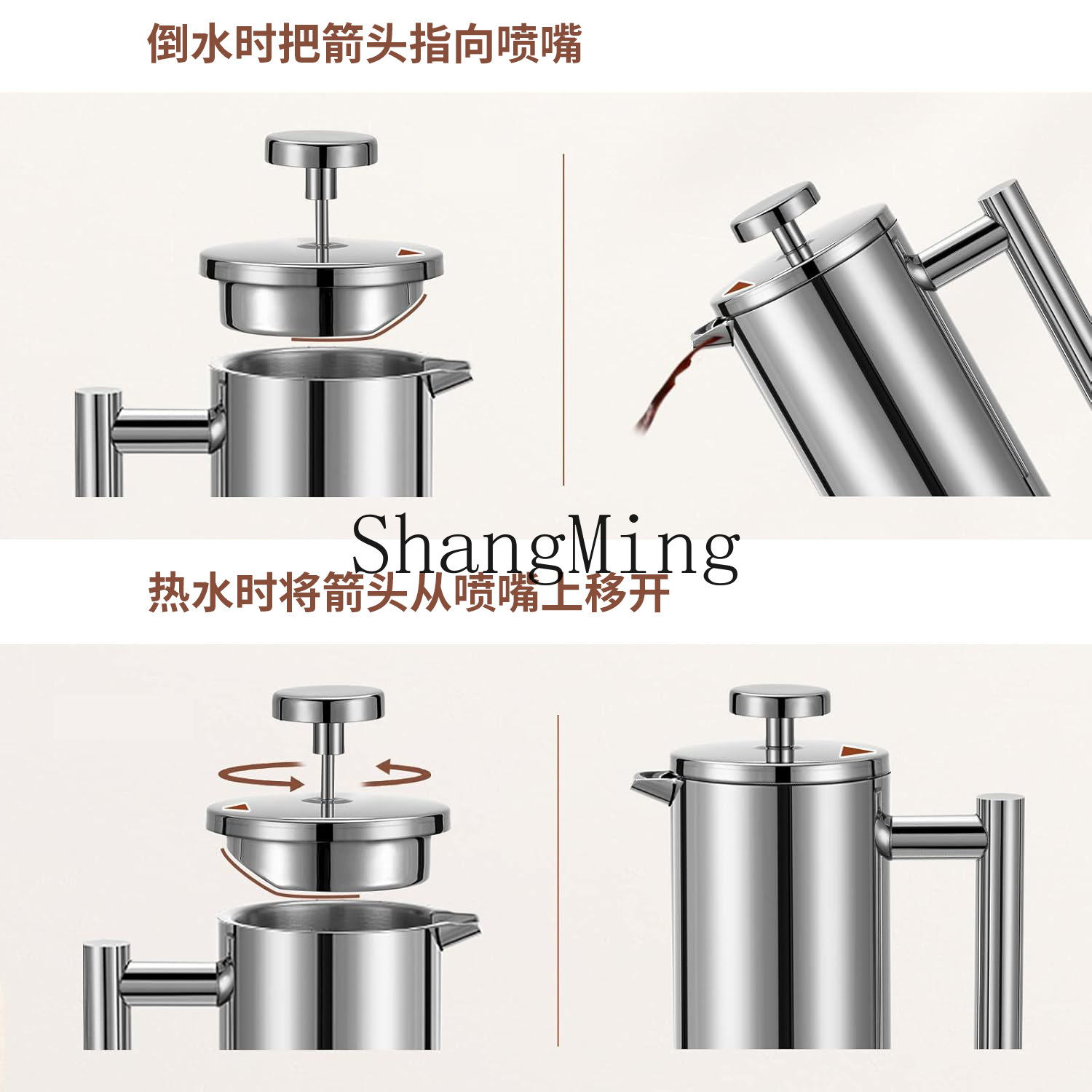 Panci kopi French press baja t - Coffee And Tea Filter ulasan dan harga
