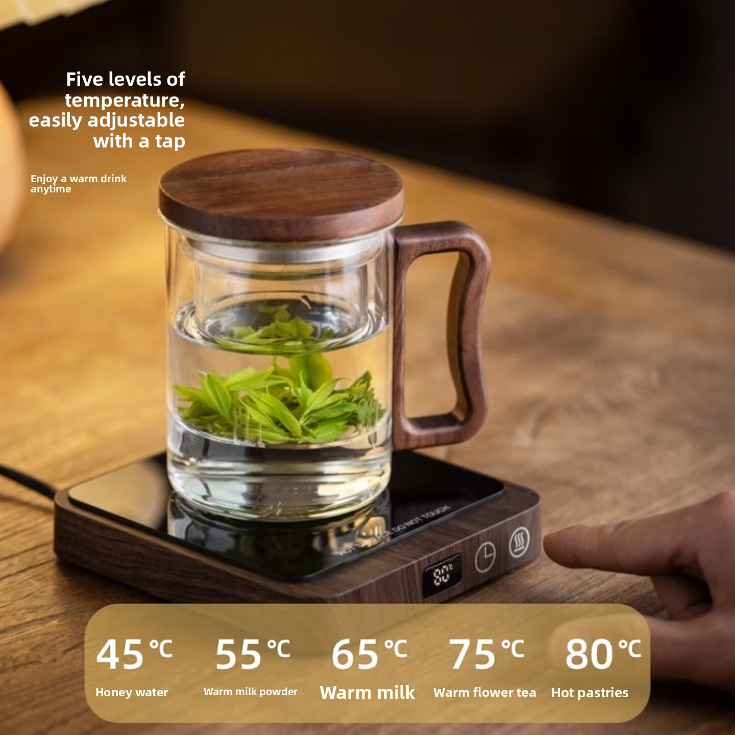 Pemanas Cangkir 5 Tingkat deng - Coffee Tea Warmer ulasan dan harga