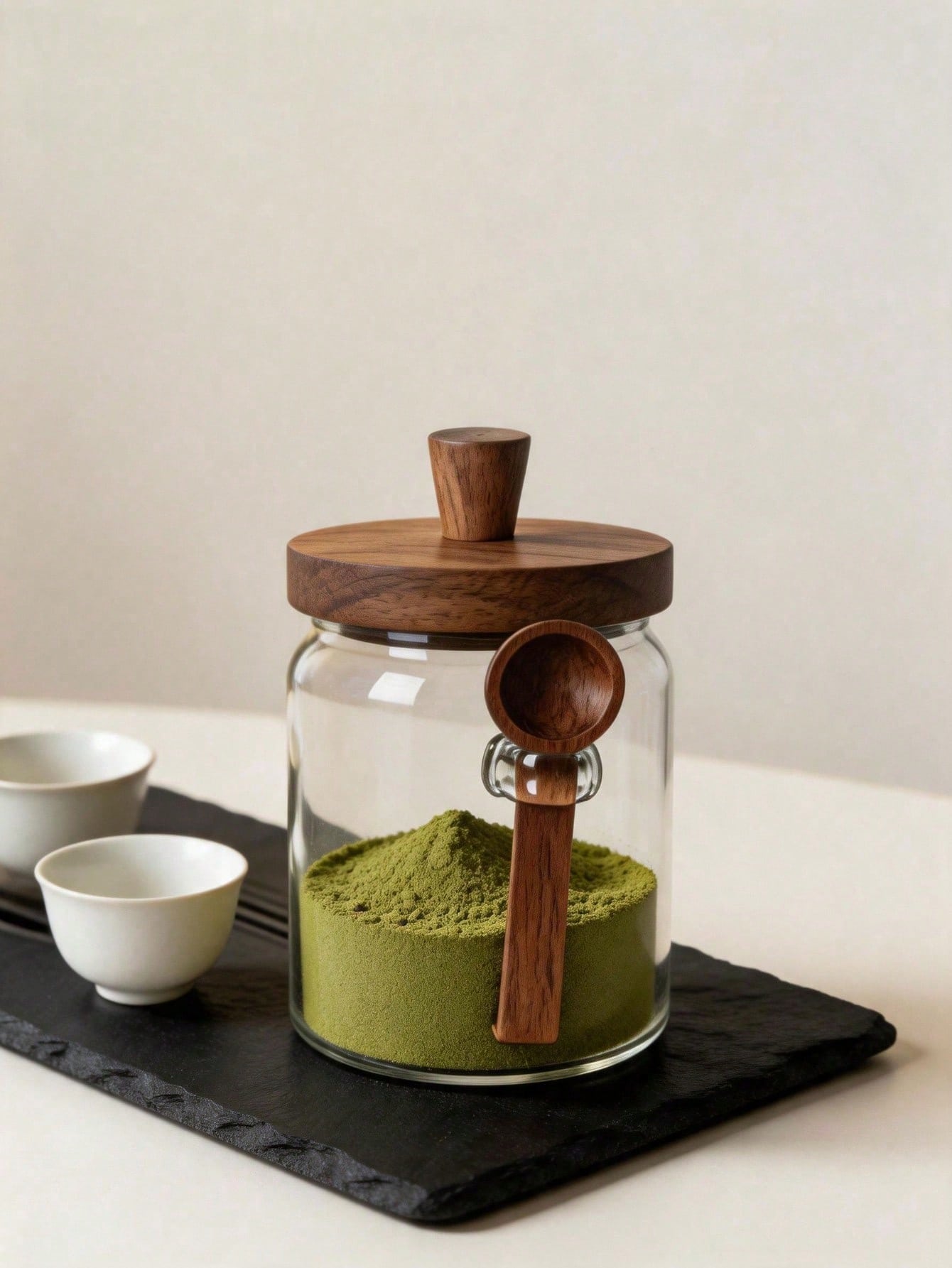 3 buah toples kaca bening beru - Canister Coffee Sugar Tea ulasan dan harga