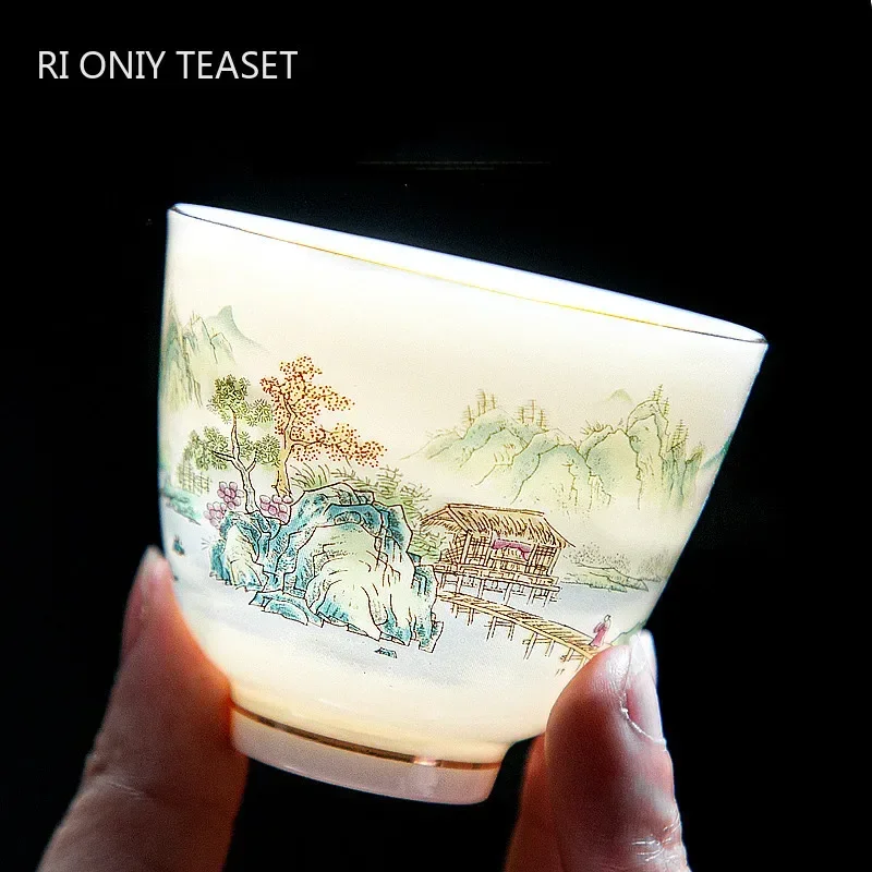 1 Buah Cangkir Teh Keramik Tio - Coffee Tea Set Up ulasan dan harga