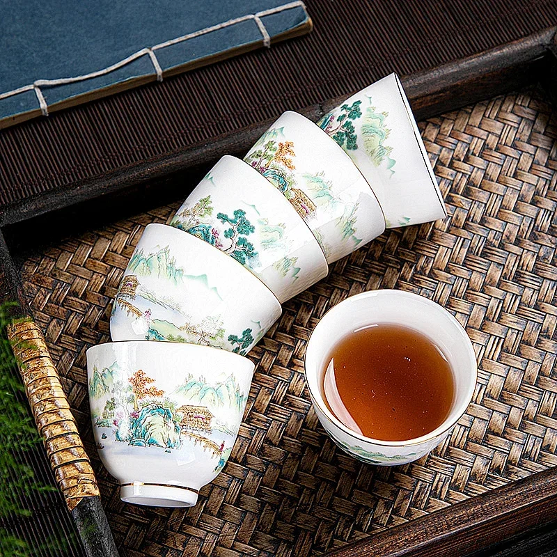 1 Buah Cangkir Teh Keramik Tio - Coffee Tea Set Up ulasan dan harga