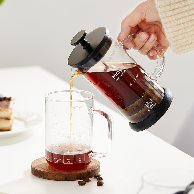 MAVO French Press Coffee Maker - Coffee And Tea Filter ulasan dan harga