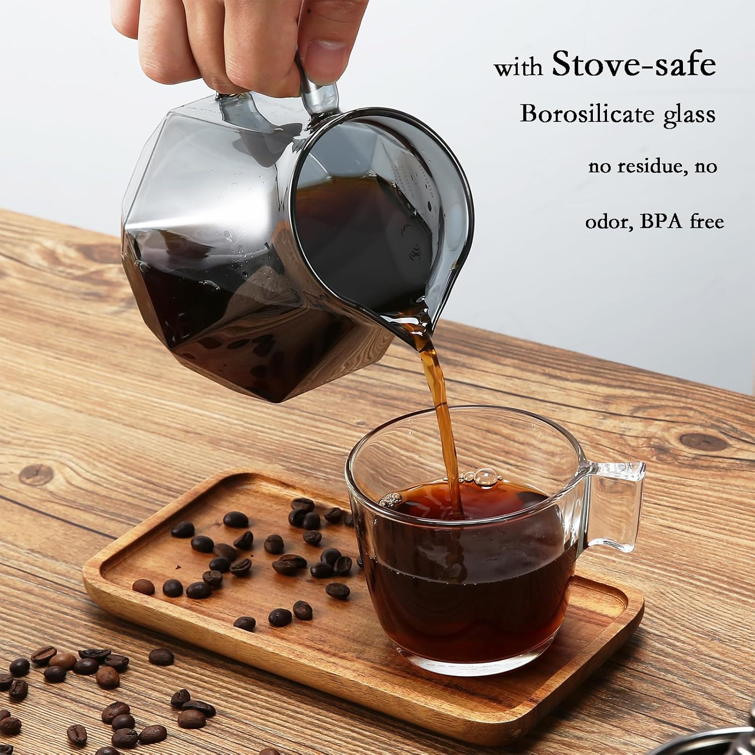 Pot Kopi Kaca Magpie Untuk Set - Coffee And Tea Filter ulasan dan harga