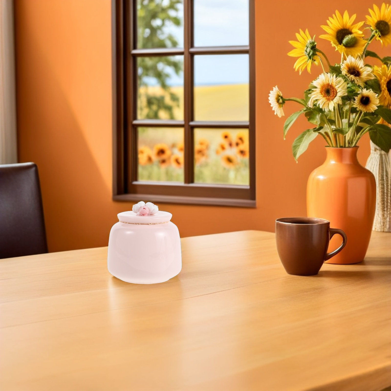 Wadah Teh Keramik 200Ml, Warna - Canister Coffee Sugar Tea ulasan dan harga