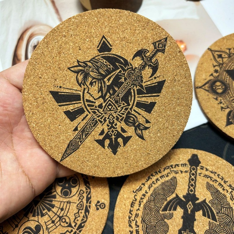 Zelda Coaster Kartun Anime Bul - Coffee Tea Holders ulasan dan harga