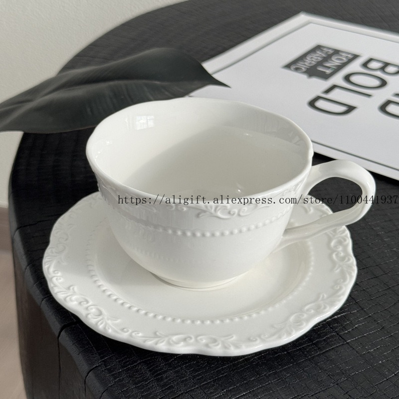 Cangkir Kopi Bunga Timbul Mewa - Coffee Tea Set Up ulasan dan harga