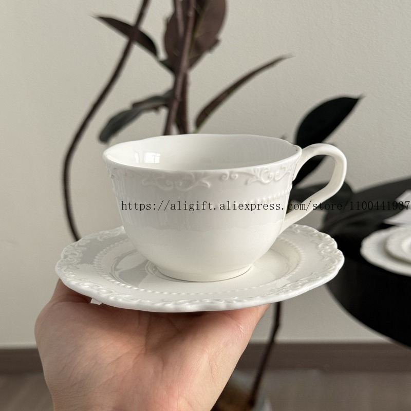 Cangkir Kopi Bunga Timbul Mewa - Coffee Tea Set Up ulasan dan harga
