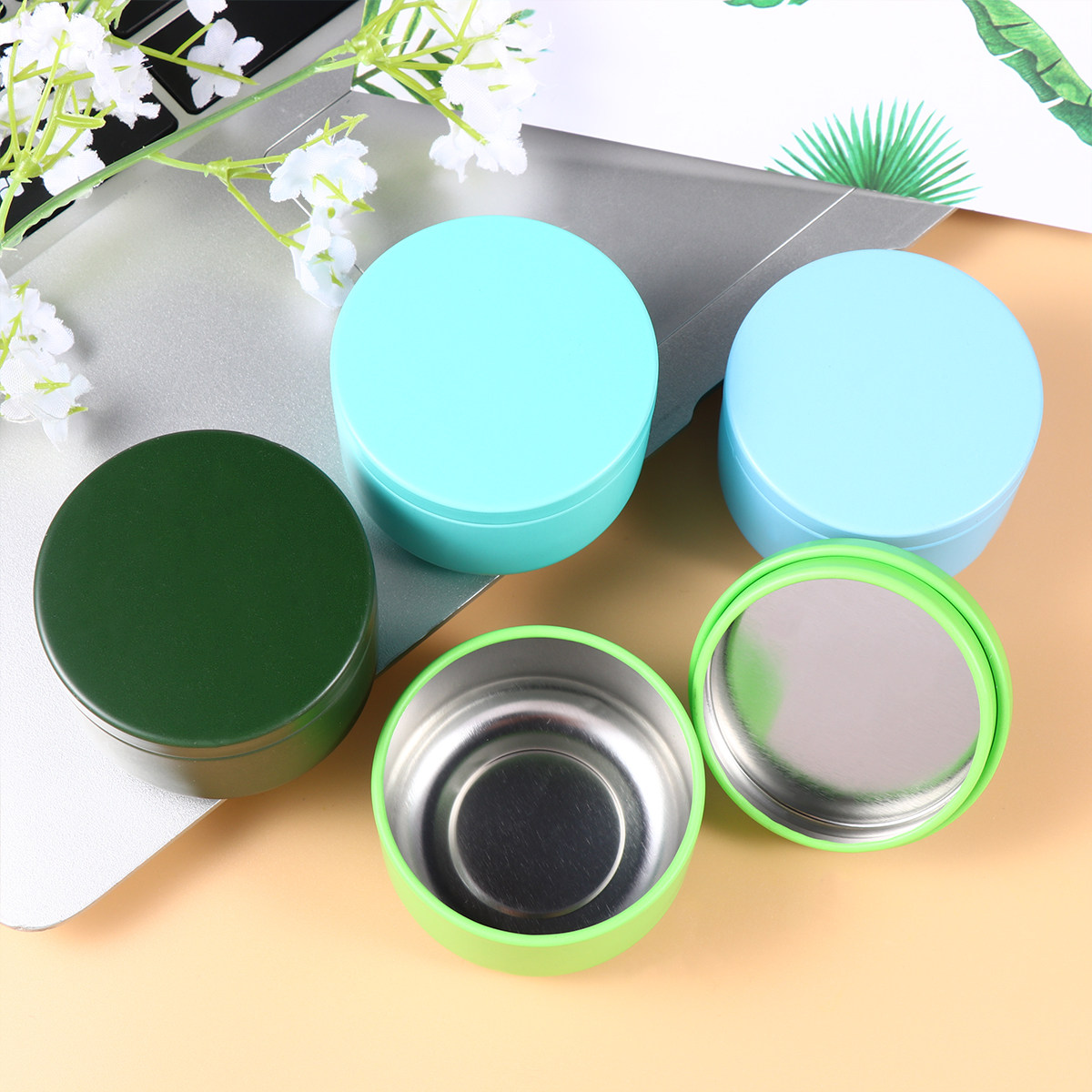 4Pcs Kotak Penyimpanan Kaleng  - Canister Coffee Sugar Tea ulasan dan harga