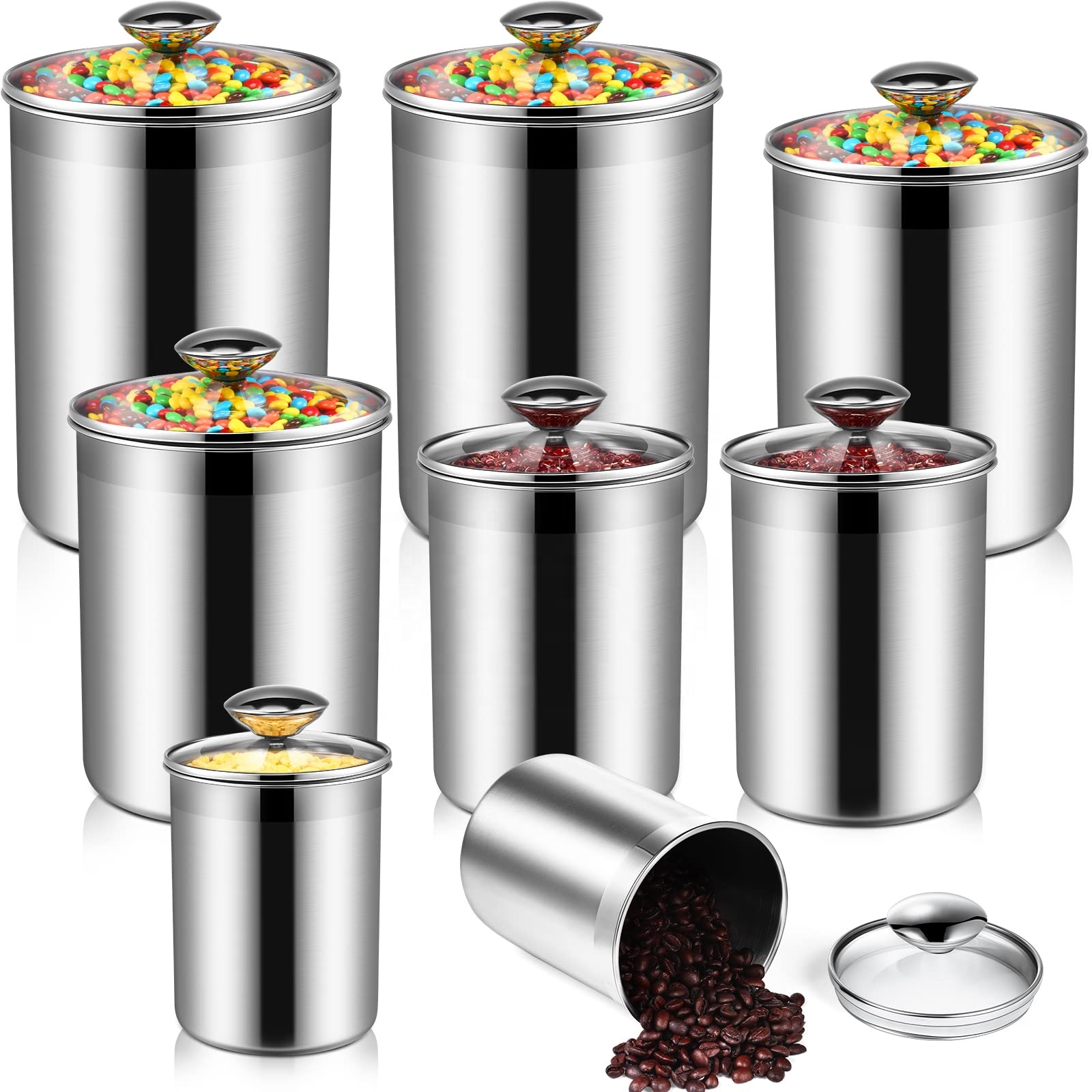 Set Wadah Penyimpanan Makanan  - Canister Coffee Sugar Tea ulasan dan harga