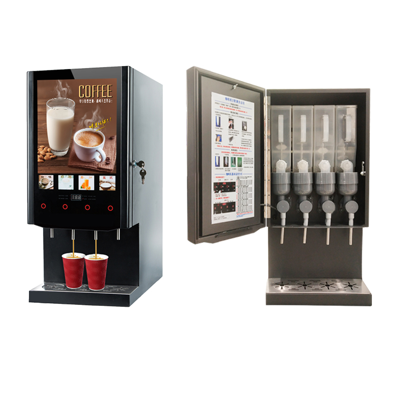 Mesin Penjual Teh Susu 4 Rasa  - Coffee Tea Vending Machine For Office ulasan dan harga