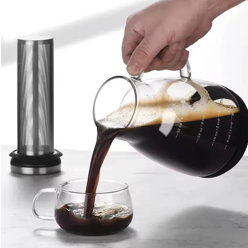 Pot Kaca Pembuat Espresso Ice  - Coffee And Tea Filter ulasan dan harga