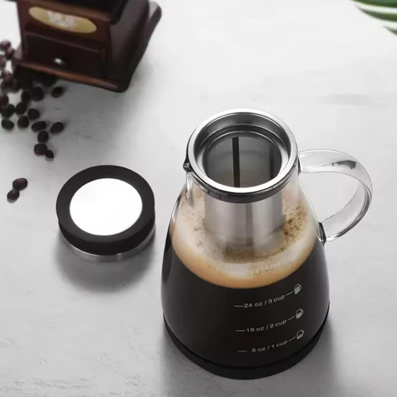 Pot Kaca Pembuat Espresso Ice  - Coffee And Tea Filter ulasan dan harga