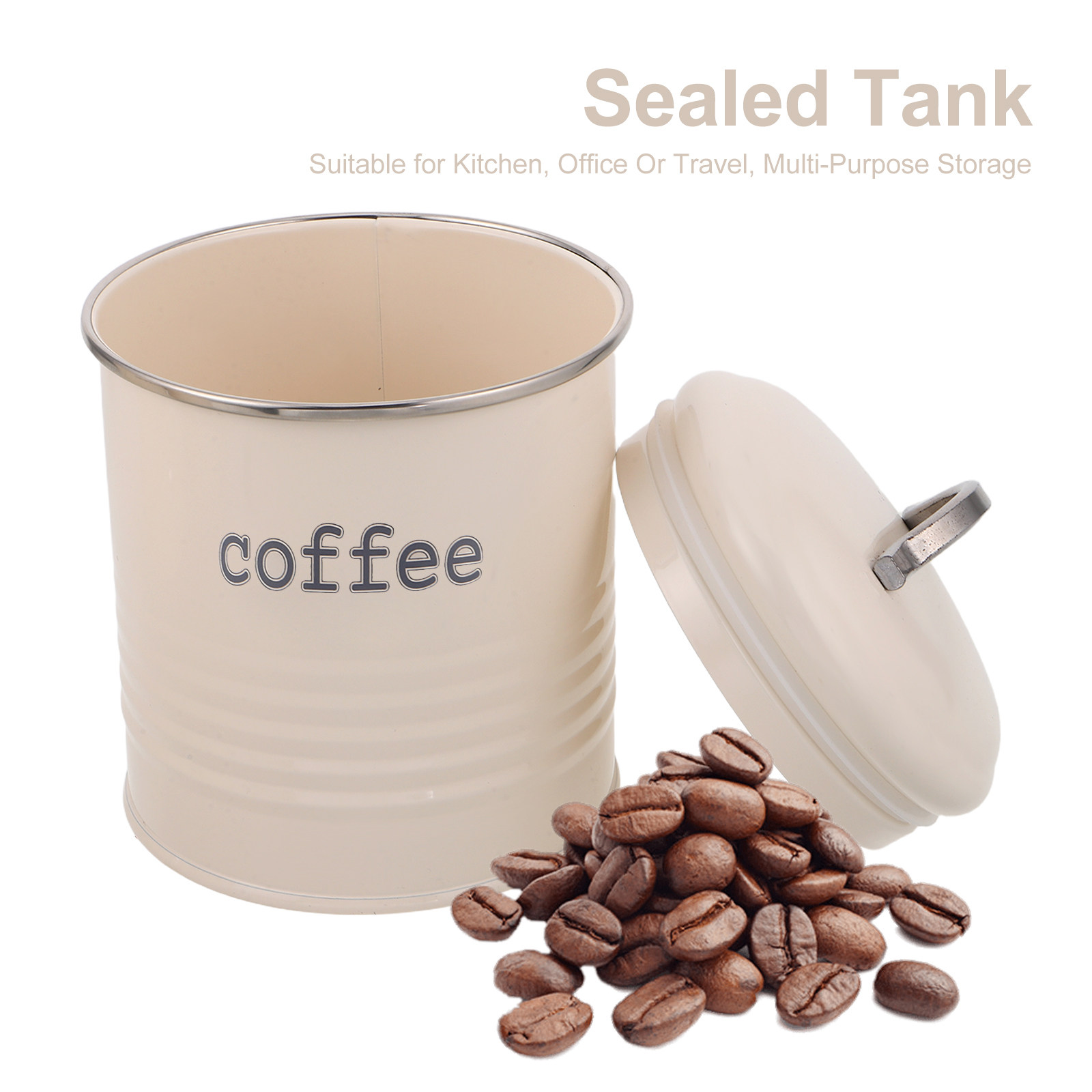 3Pcs Set Wadah Kopi Kedap Udar - Canister Coffee Sugar Tea ulasan dan harga
