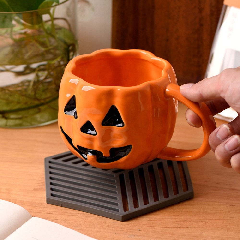 Mug Keramik Hantu Labu Hallowe - Coffee Tea Friends ulasan dan harga