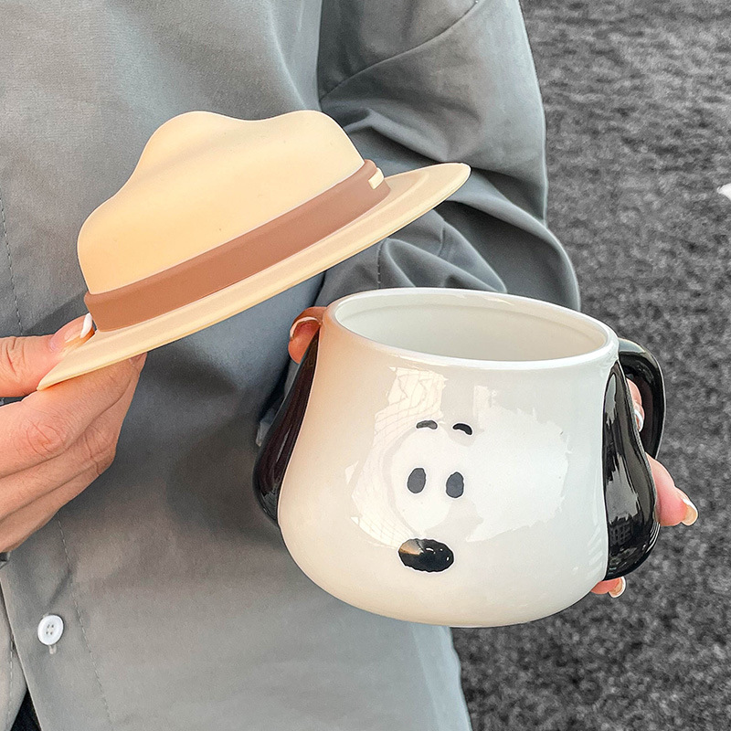 Mug Keramik Snoopy Cangkir Kop - Coffee Tea Friends ulasan dan harga