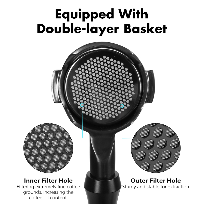 Portafilter Kopi Tanpa Dasar 5 - Coffee And Tea Filter ulasan dan harga